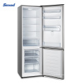 Smad OEM Mechanical Control Double Door Stainless Steel Bottom Freezer Refrigerator